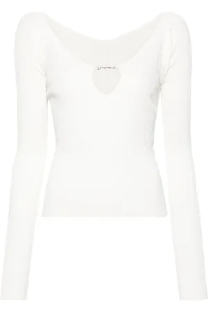 Jacquemus Le Haut Pralu ribbed top