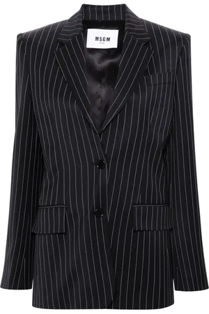 Msgm Pinstripe single-breasted blazer