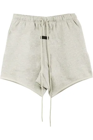 FEAR OF GOD Logo-patch drawstring-waist track shorts