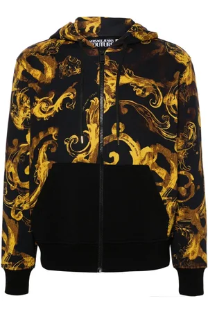 VERSACE Watercolour Couture hooded jacket