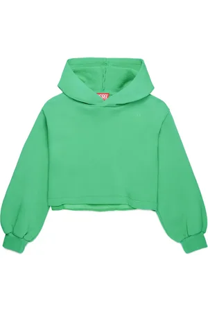 Diesel Logo-embroidered panelled hoodie