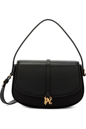 Palm Angels Lockbag leather shoulder bag