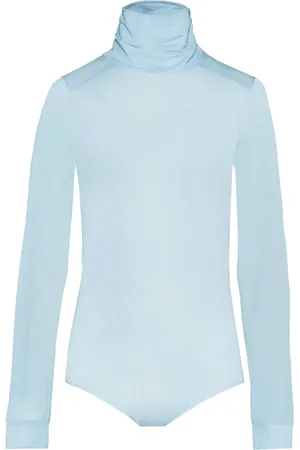 Maison Margiela Four-stitch sheer bodysuit