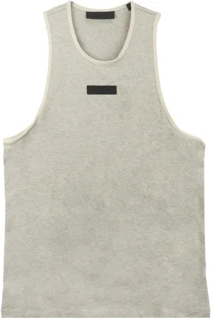 FEAR OF GOD Logo-patch cotton tank top