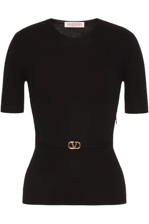 VALENTINO GARAVANI VLogo Signature belted wool jumper