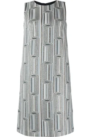 Paule Ka Graphic-print jacquard midi dress