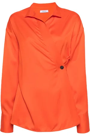 Salvatore Ferragamo Wrap-design blouse