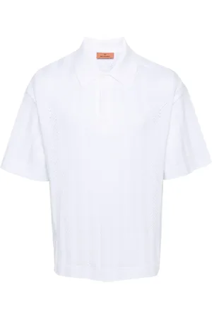 Missoni Zigzag-woven polo shirt