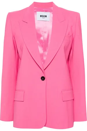 Msgm Single-breasted peak-lapels blazer