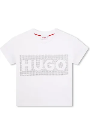 HUGO BOSS Stud-embellished cotton T-shirt