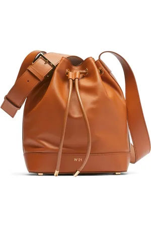 Nº21 Panelled leather bucket bag