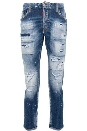 Dsquared2 Distressed slim-leg jeans