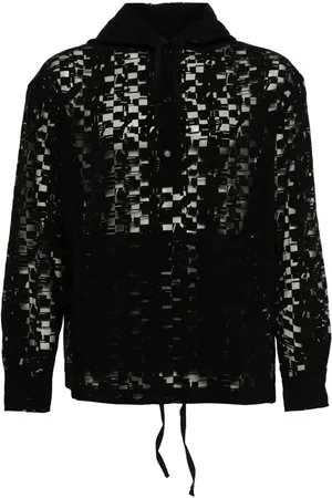 HENRIK VIBSKOV Booking jacquard drawstring hoodie
