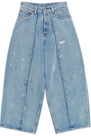 Maison Margiela Wide-leg cropped jeans