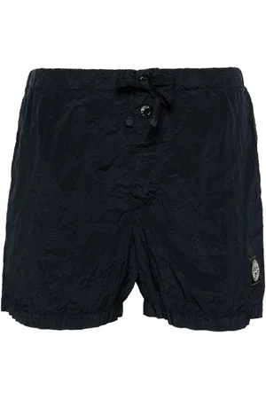 Stone Island Compass-patch swim shorts