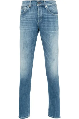 Dondup Logo-plaque distressed jeans