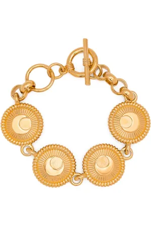 Marine Serre Regenerated Buttons Statement bracelet
