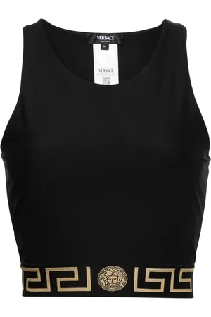 VERSACE Greca crop top
