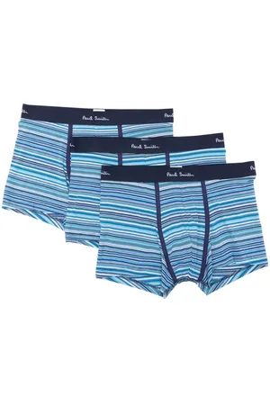 Paul Smith Logo-waistband striped briefs (pack of three)
