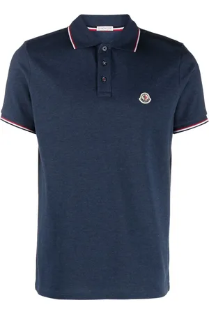 Moncler Logo-patch cotton polo shirt