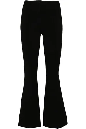 THEORY Pleat-detail flared trousers