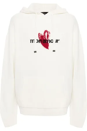 Emporio Armani X Mon Amour intarsia-knit hoodie