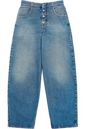Maison Margiela Wide-leg cotton jeans