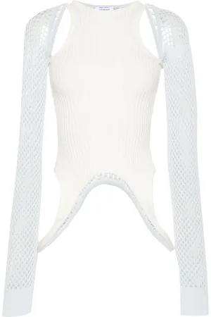 OFF-WHITE Racerback panelled top