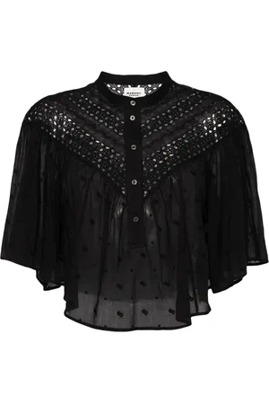 Marant Etoile Safi broderie-anglaise shirt