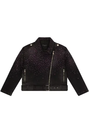 Dolce & Gabbana Crystal-embellished denim jacket