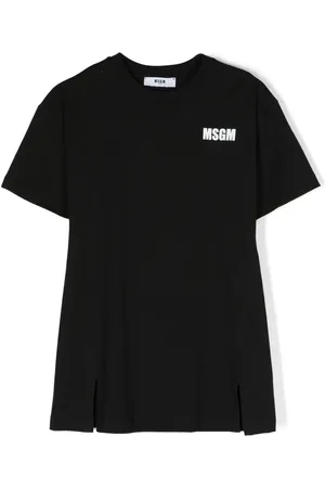 Msgm Logo-print cotton dress