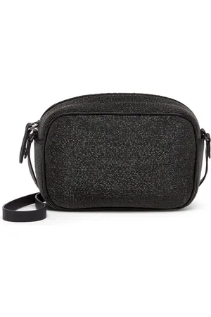 Brunello Cucinelli Monili-bead leather crossbody bag