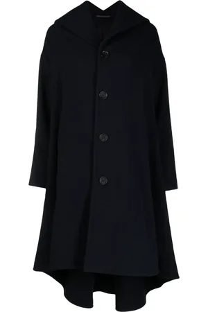 YOHJI YAMAMOTO Cut-out collar maxi coat