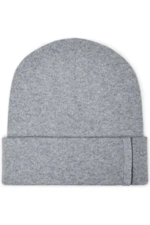 Brunello Cucinelli Beaded-trim wool beanie