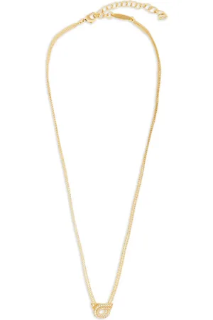 Salvatore Ferragamo Gancini-pendant layered necklace
