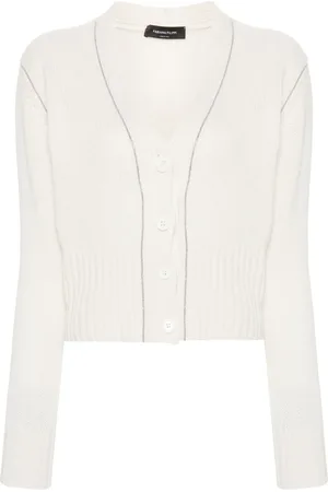 Fabiana Filippi Bead-embellished cashmere cardigan