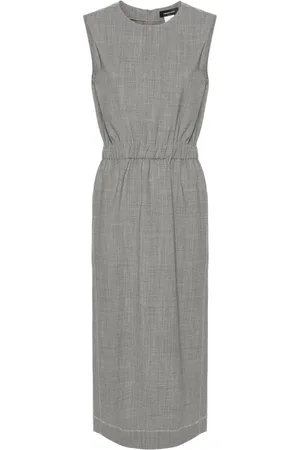 Fabiana Filippi Contrast-stitching midi dress