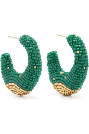 Susana Vega Torra beaded hoop earrings
