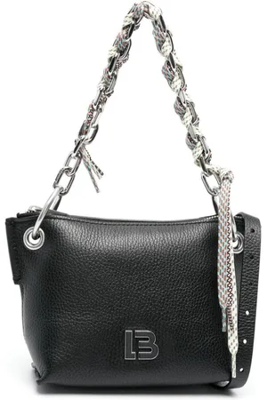 Bimba y Lola Small Trapezium leather crossbody bag