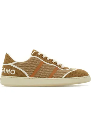 Salvatore Ferragamo Logo-embroidered low-top sneakers
