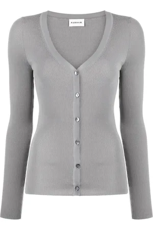 P.A.R.O.S.H. V-neck ribbed cardigan