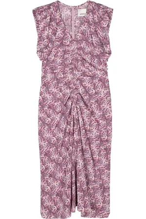 Isabel Marant Gilya geometric-print midi dress