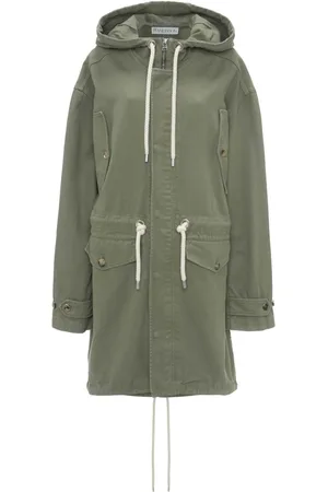 J.W.Anderson Drawstring cotton hooded parka