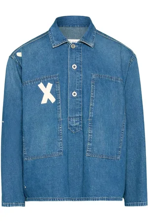Maison Margiela Distressed denim shirt