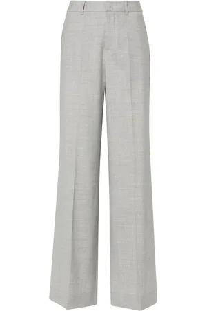 P.A.R.O.S.H. Pressed-crease wide-leg pants
