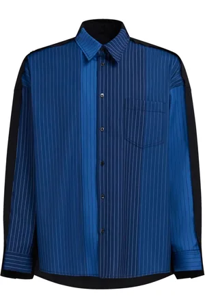 Marni Pinstriped-pattern virgin-wool shirt