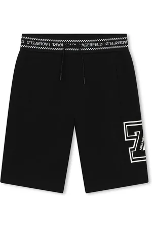 Karl Lagerfeld Logo-print drawstring bermuda shorts