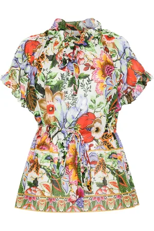 Etro Floral-print cotton blouse