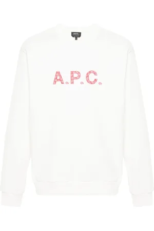A.P.C. Logo-print cotton sweatshirt