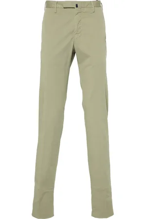 Incotex Tapered-leg cotton trousers